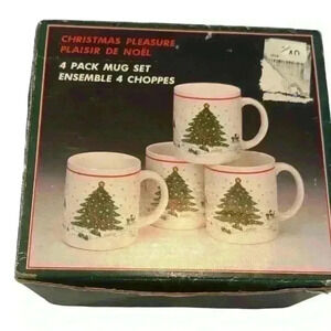 Zellers Vintage  Christmas Mugs 90s Vintage Holidays